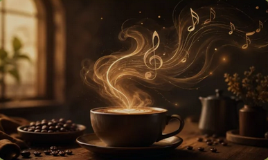 ☕🎵 قهوه و موسیقی: چگونه فرکانس و ریتم طعم شنیداری می‌آفرینند؟